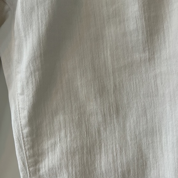 Joe's Jeans Provocateur Jeans w Frayed Hems in Jenny Wash (White) w MEASUREMENTS - Picture 14 of 15